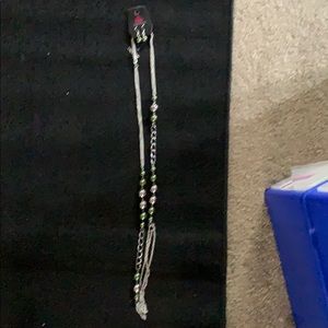 Necklace and earrings costume jewelry